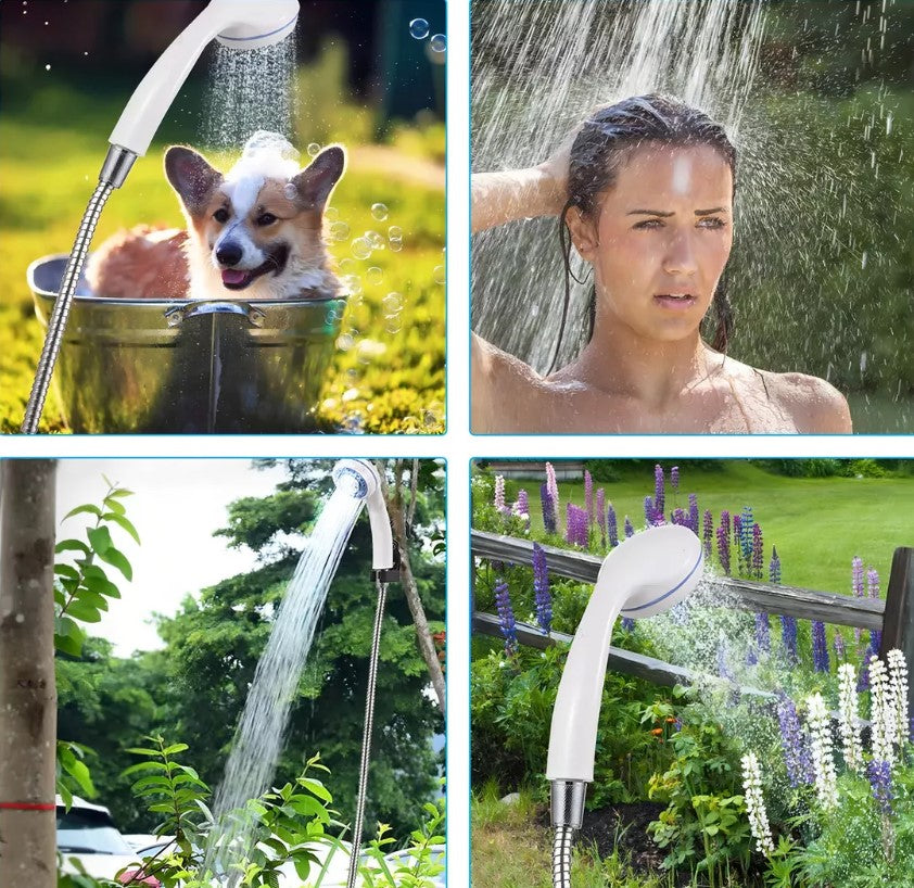 BOMBA DE DUCHA EXTERIOR PORTÁTIL🚿